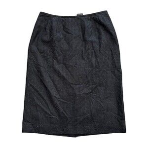 Kasper Black Speckled Pencil Skirt 6